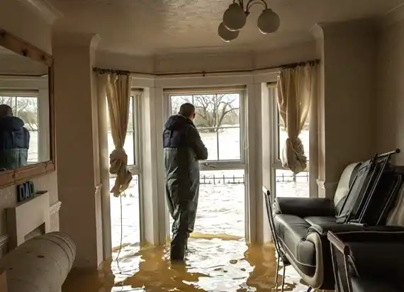 water damage restoration service Le Claire